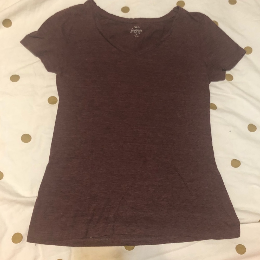 Maroon t-shirt